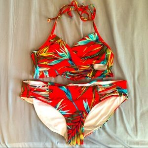 Victoria’s Secret pink tropical bikini set